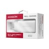 AXAGON ACU-DPQ65W Ładowarka sieciowa GaN 65W, 3x port (USB-A + dual USB-C) PD3.0^QC4+^PPS^Apple, biała